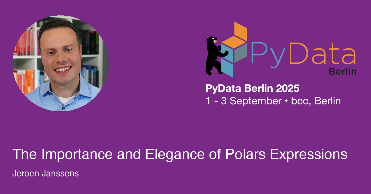 The Importance and Elegance of Polars Expressions - Session Card