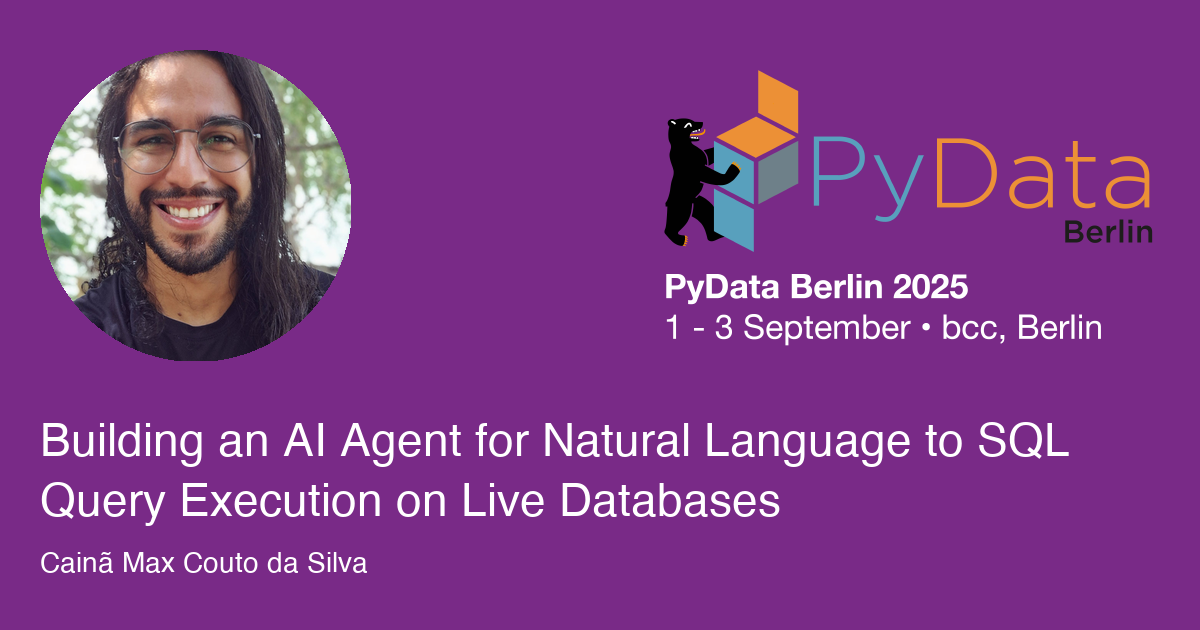 Building an AI Agent for Natural Language to SQL Query Execution on Live Databases - Session Card