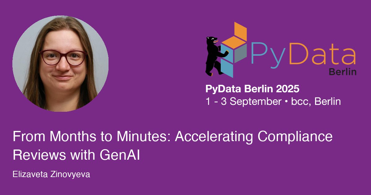 From Months to Minutes: Accelerating Compliance Reviews with GenAI - Session Card