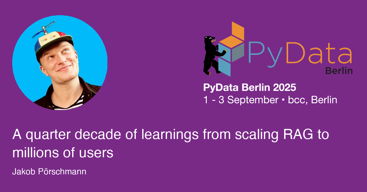 A quarter decade of learnings from scaling RAG to millions of users - Session Card