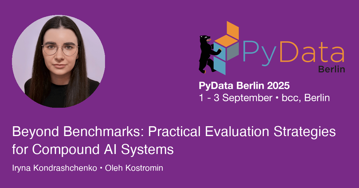 Beyond Benchmarks: Practical Evaluation Strategies for Compound AI Systems - Session Card